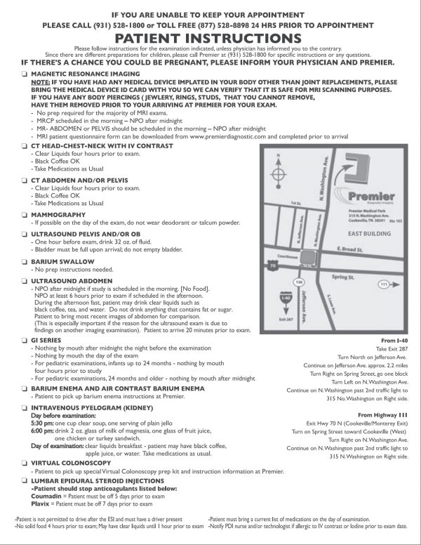 Forms For Our Patients | PDI
